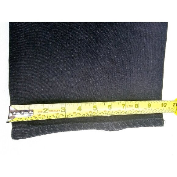 Madewell Size 25X32 Women's Black The Perfect Vintage Flare Denim Jeans Logo Tag - Picture 4 of 12